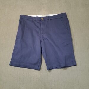 Berkley Jensen Shorts Mens Size 38 Chino Flat Front‎ Navy